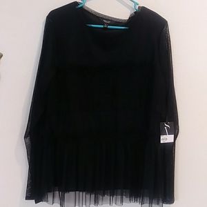 Simply Vera Vera Wang Dream Noir Black Top